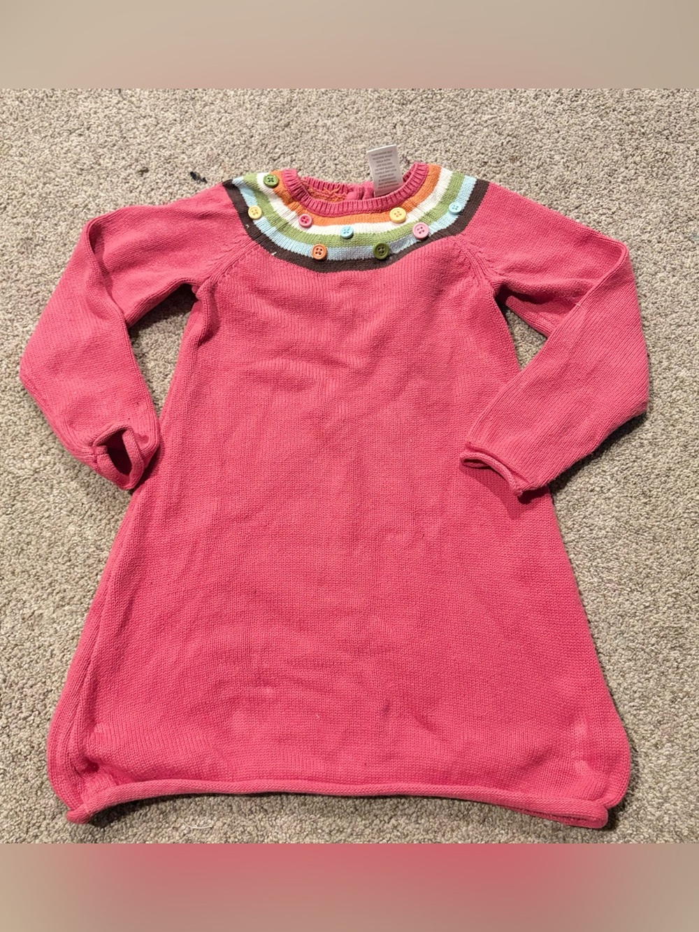 Gymboree 4T, Girls Pink Buttons Dress